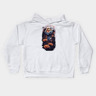 tiger forest Kids Hoodie